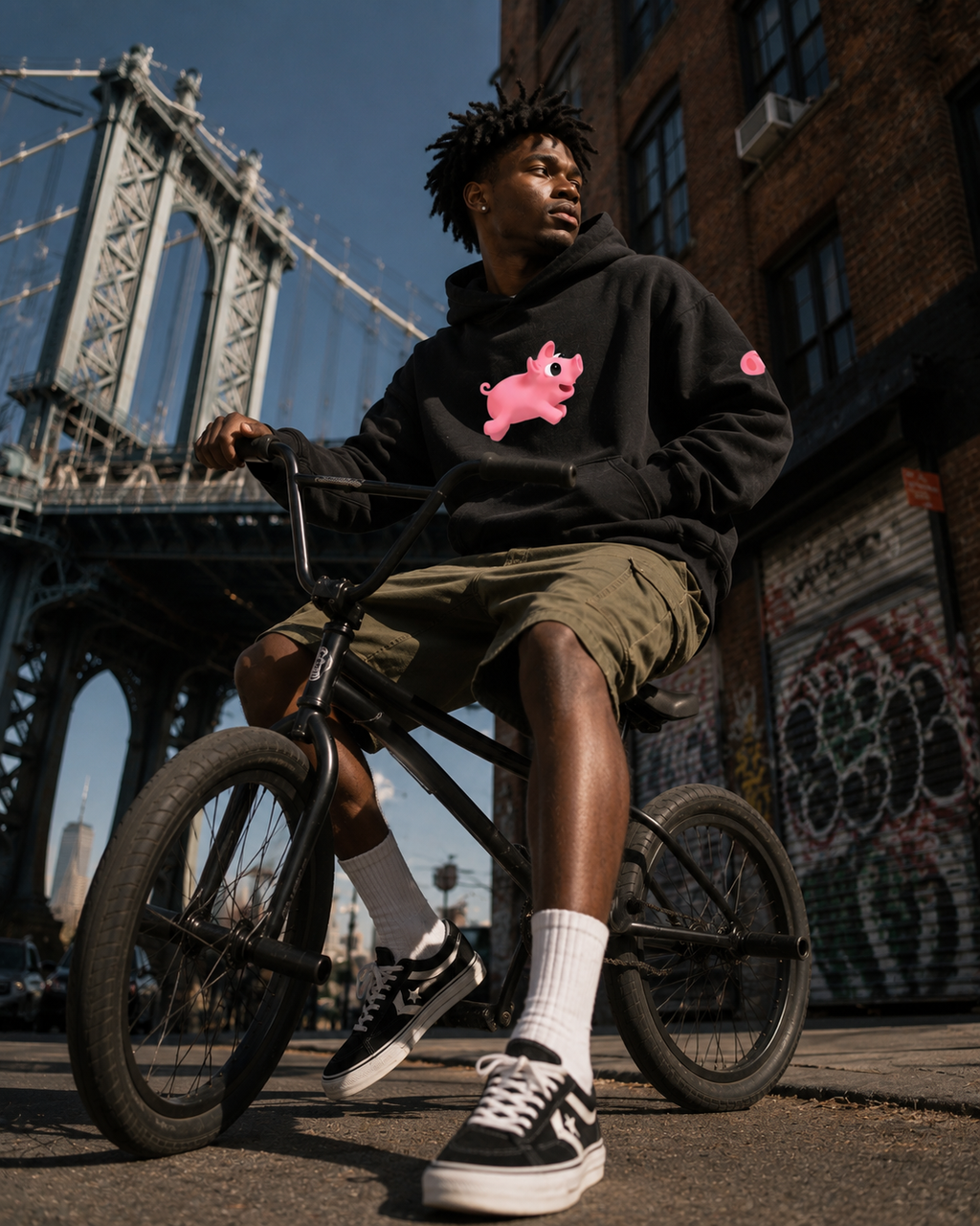 Rosa Run Heavyweight Sunfade Oversized Hoodie
