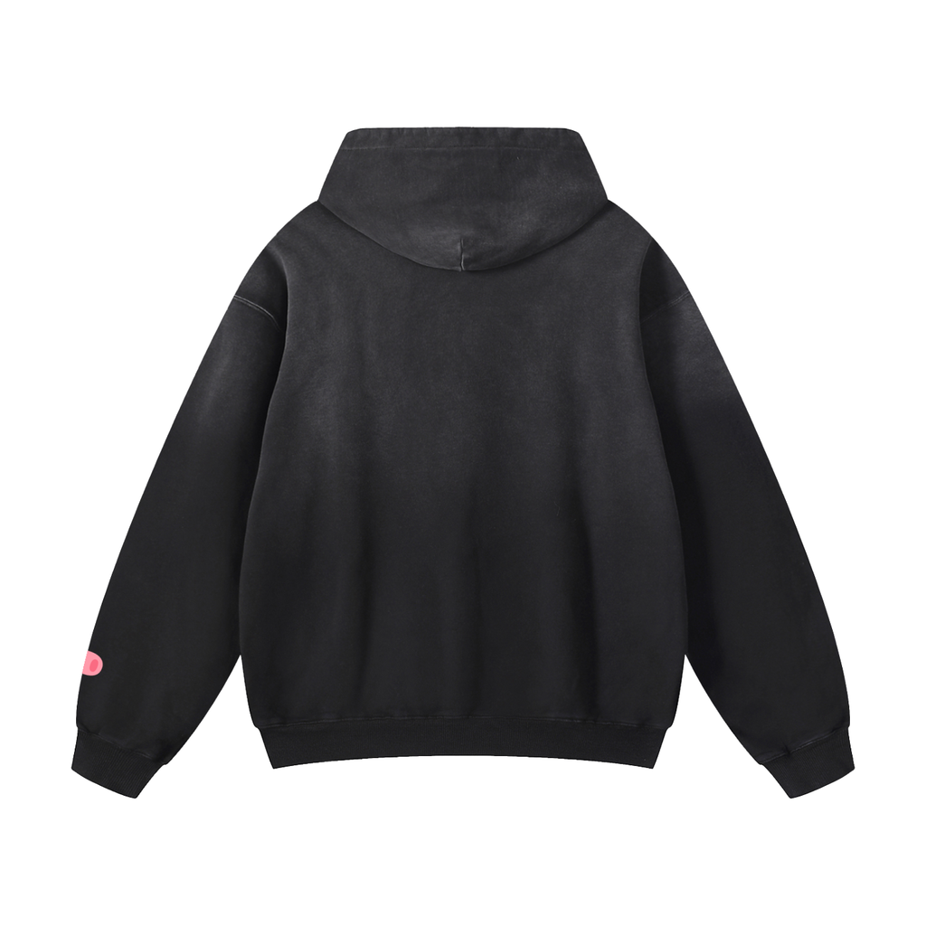 Rosa Run Heavyweight Sunfade Oversized Hoodie