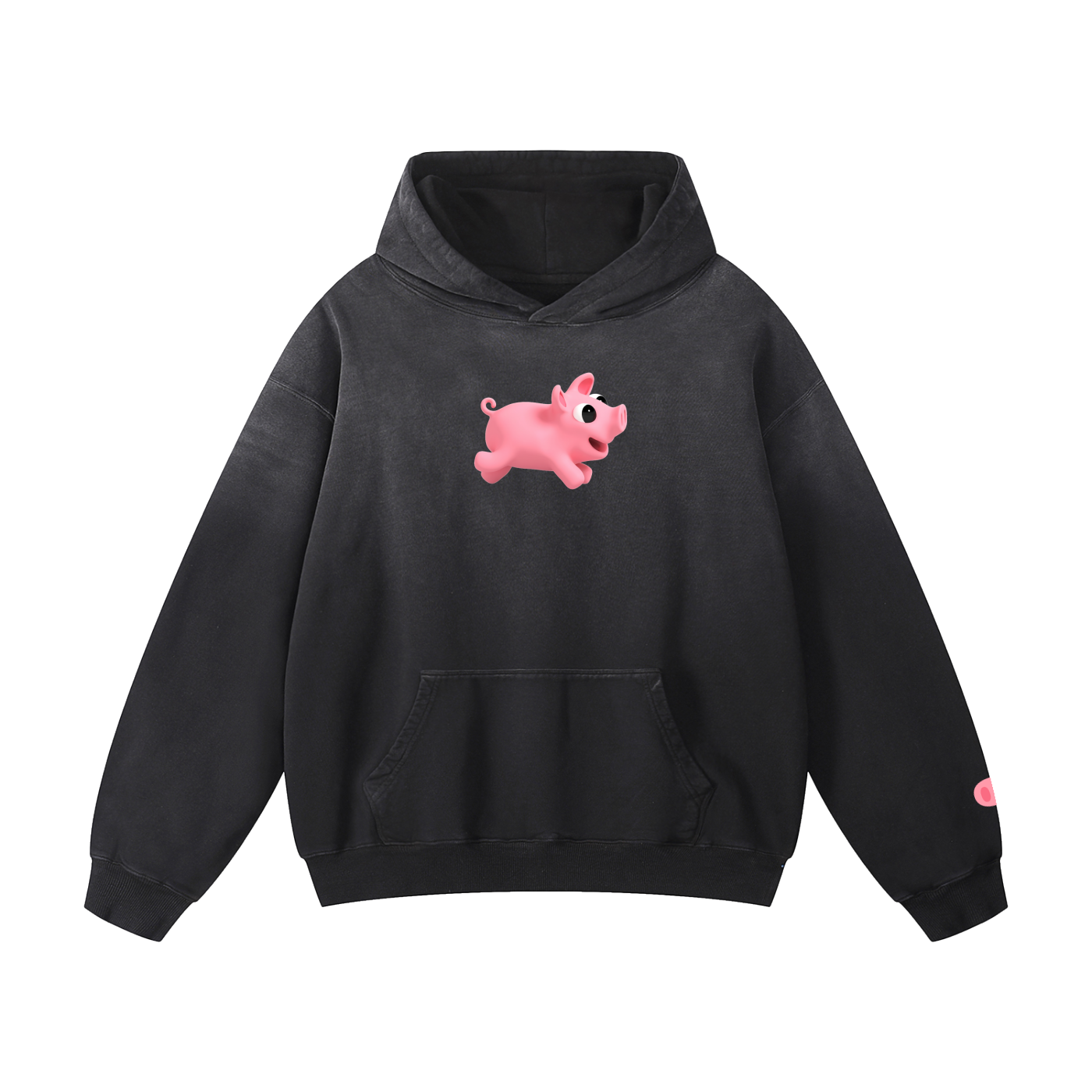 Rosa Run Heavyweight Sunfade Oversized Hoodie